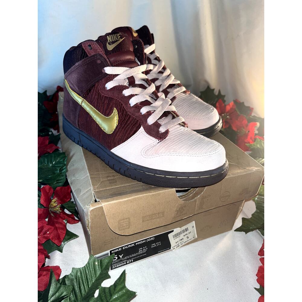 Dunk High GS 'Deep Burgundy' 5Y/6.5 Women's